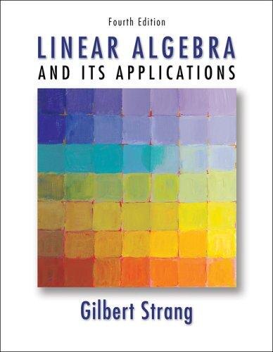 Cover of Linear Algebra and Its Applications, 4th edition